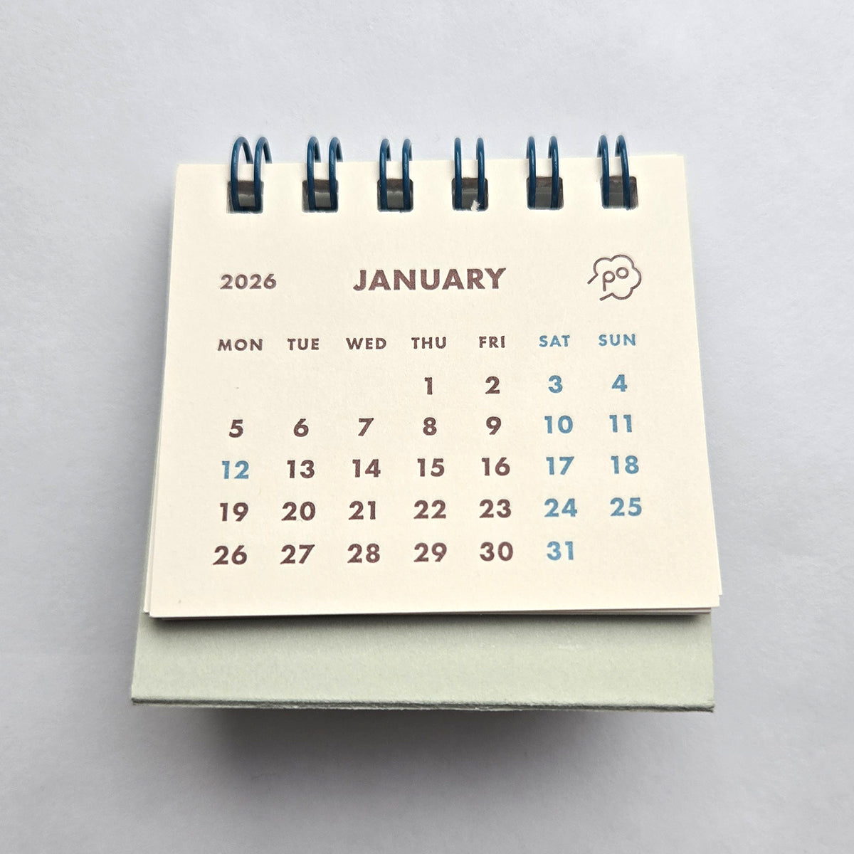Potential 2026年 ミニミニ卓上カレンダー