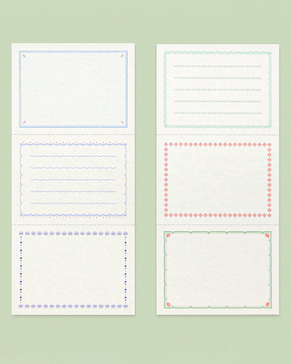 切り離しできるメモパッド ネイチャー (Nature memo pad)