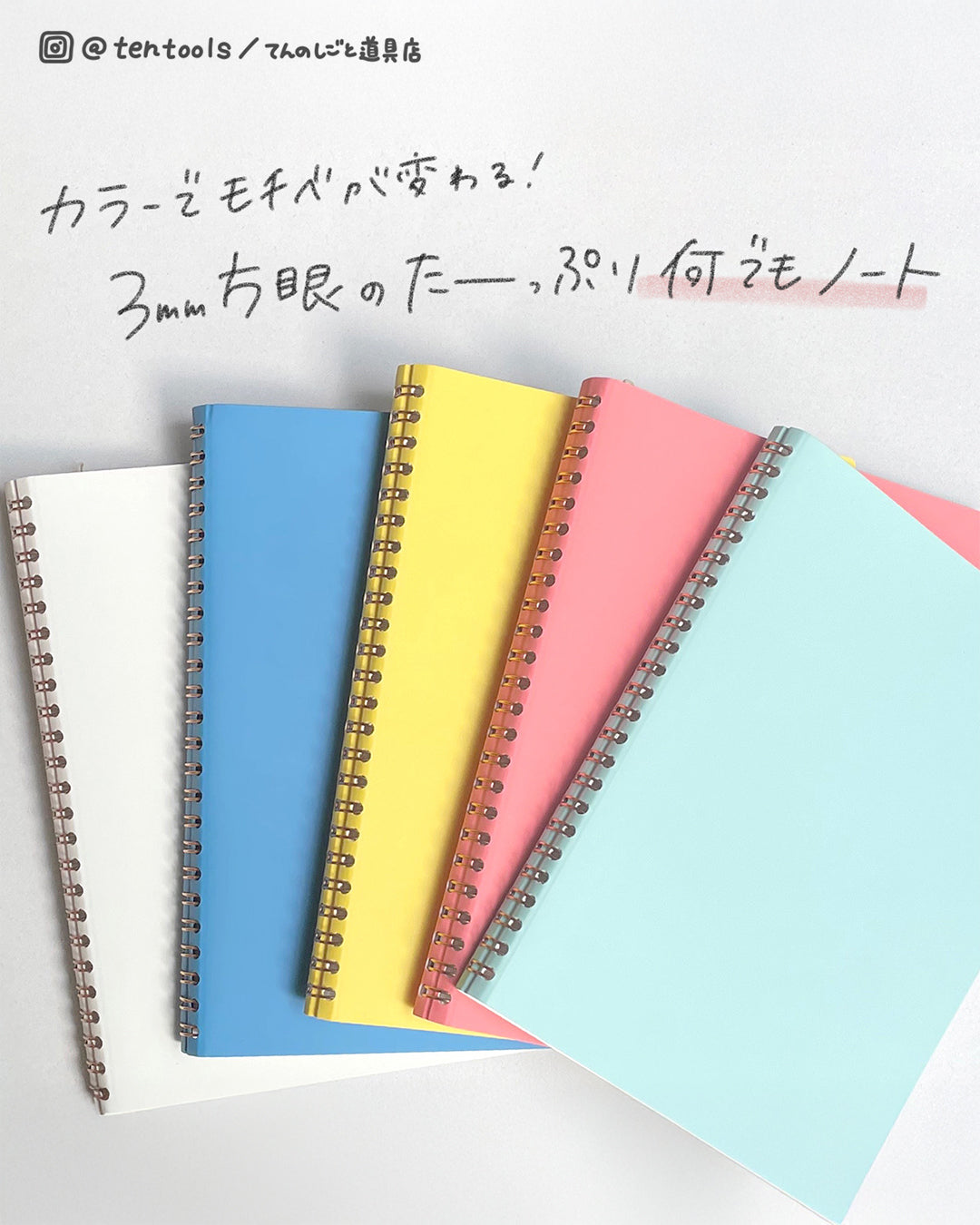 ノート 在庫限り)【A5サイズ】セプトクルール リングノート – てんのしごと道具店