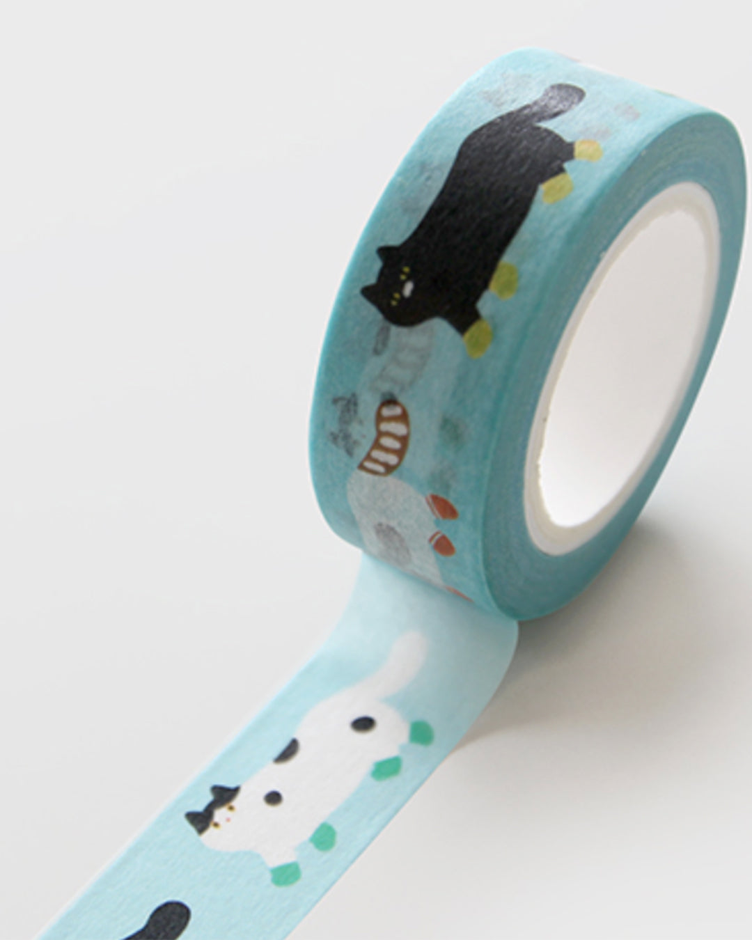 ねこちゃん マスキングテープ (One-third cat masking tape) – てんの