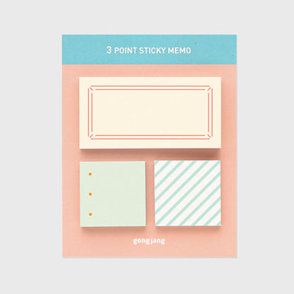 ふせんパレット 3 point sticky memo ver.2