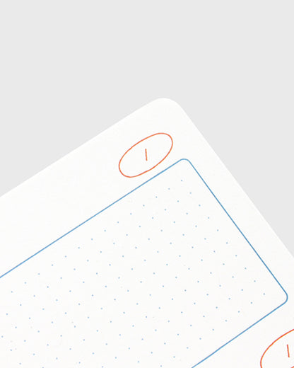 Sサイズ 日々の記録ノート (Daily index notebook S)