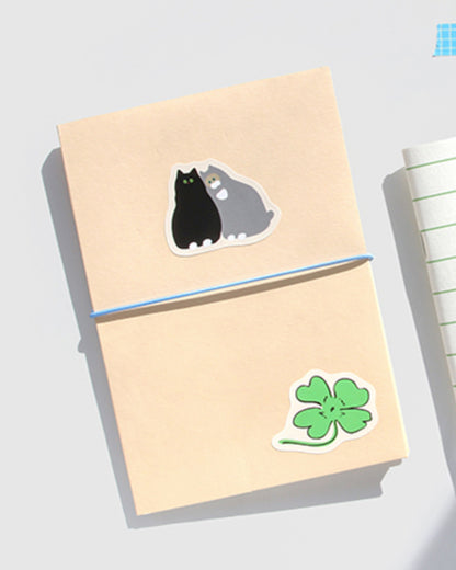 ねこちゃん ステッカー (Peace piece sticker)