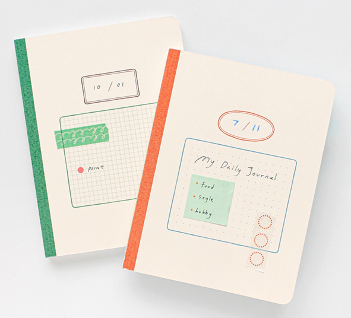 Sサイズ 日々の記録ノート (Daily index notebook S)