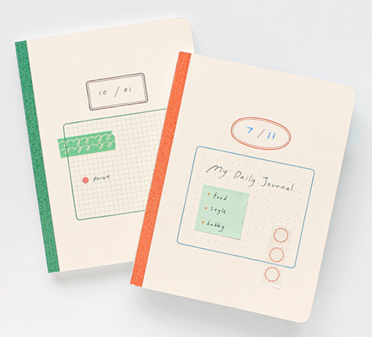 Sサイズ 日々の記録ノート (Daily index notebook S)