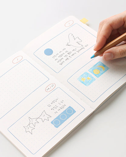 Sサイズ 日々の記録ノート (Daily index notebook S)