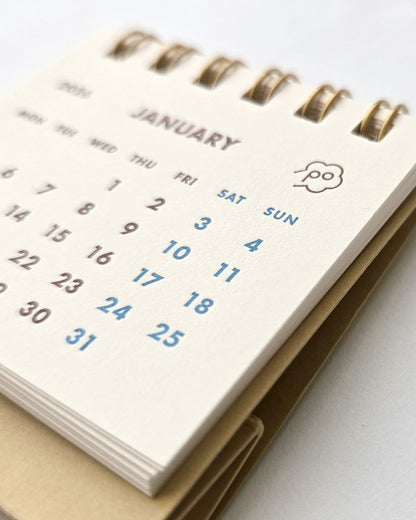 Potential 2026年 ミニミニ卓上カレンダー