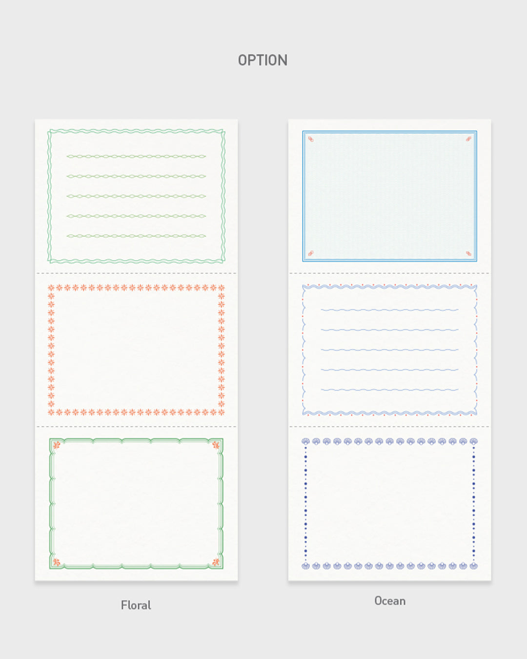 切り離しできるメモパッド ネイチャー (Nature memo pad)