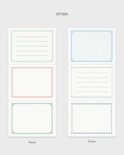 切り離しできるメモパッド ネイチャー (Nature memo pad)