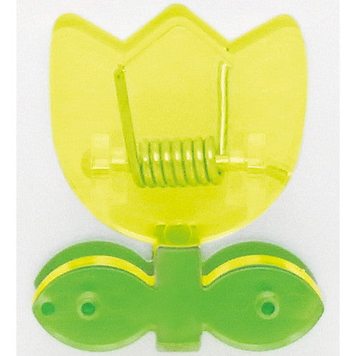 チューリップ マグネット付きクリップ