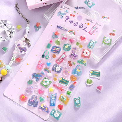 きゅるるんシール　ニューレトロ
