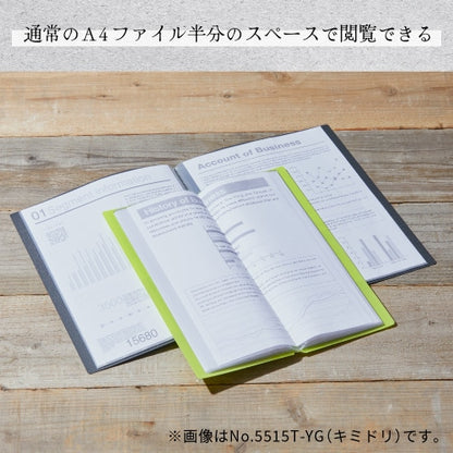 キングジム クリア－ファイル ホッソ 25ポケット