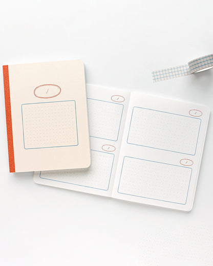 Sサイズ 日々の記録ノート (Daily index notebook S)