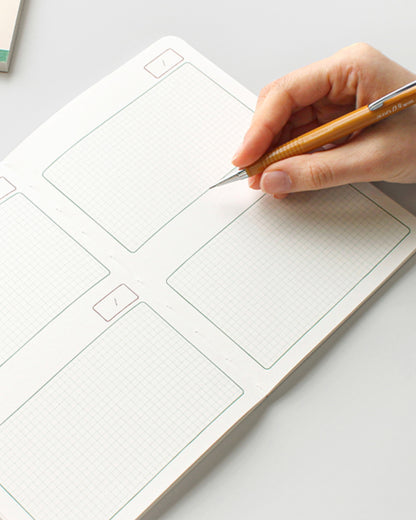 Mサイズ 日々の記録ノート (Daily index notebook M)