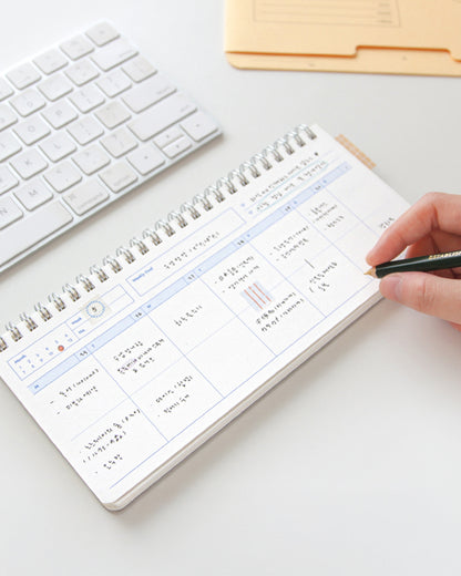 ウィークリーデスクパッド(Weekly desk planner)