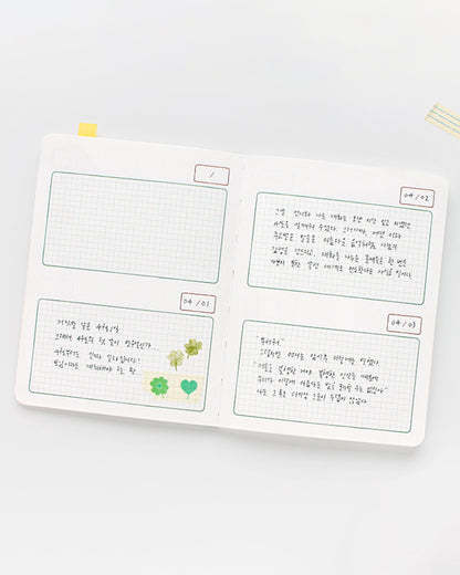 Sサイズ 日々の記録ノート (Daily index notebook S)