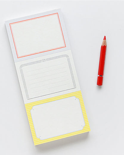 切り離しできるメモパッド ポイント(Point memo pad)