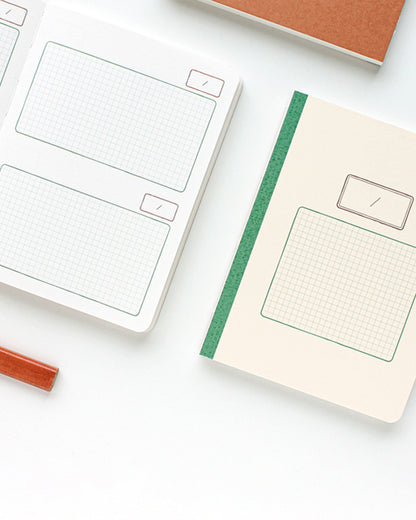 Sサイズ 日々の記録ノート (Daily index notebook S)