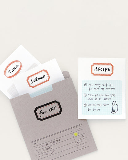 切り離しできるメモパッド インデックス(Index memo pad)