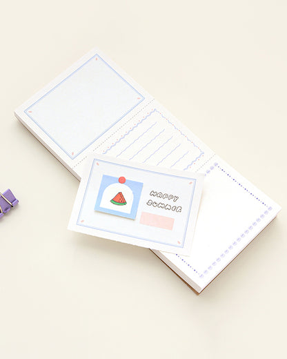 切り離しできるメモパッド ネイチャー (Nature memo pad)