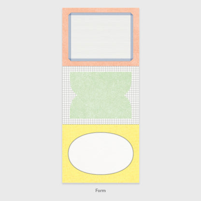 切り離しできるメモパッド ポイント(Point memo pad)