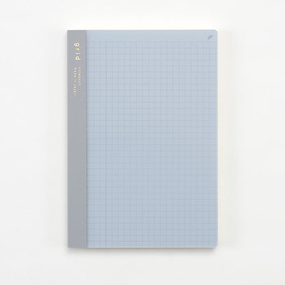 [B6/A5/B5 Blue] isshoni.Notebook with grid page number