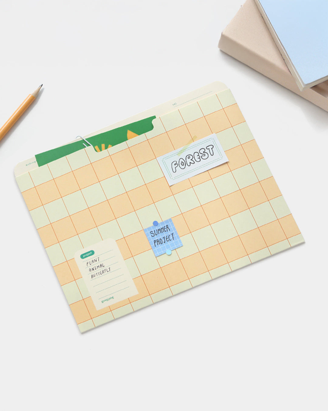 A5 紙製ファイル グリッド(A5 Archiving file grid)