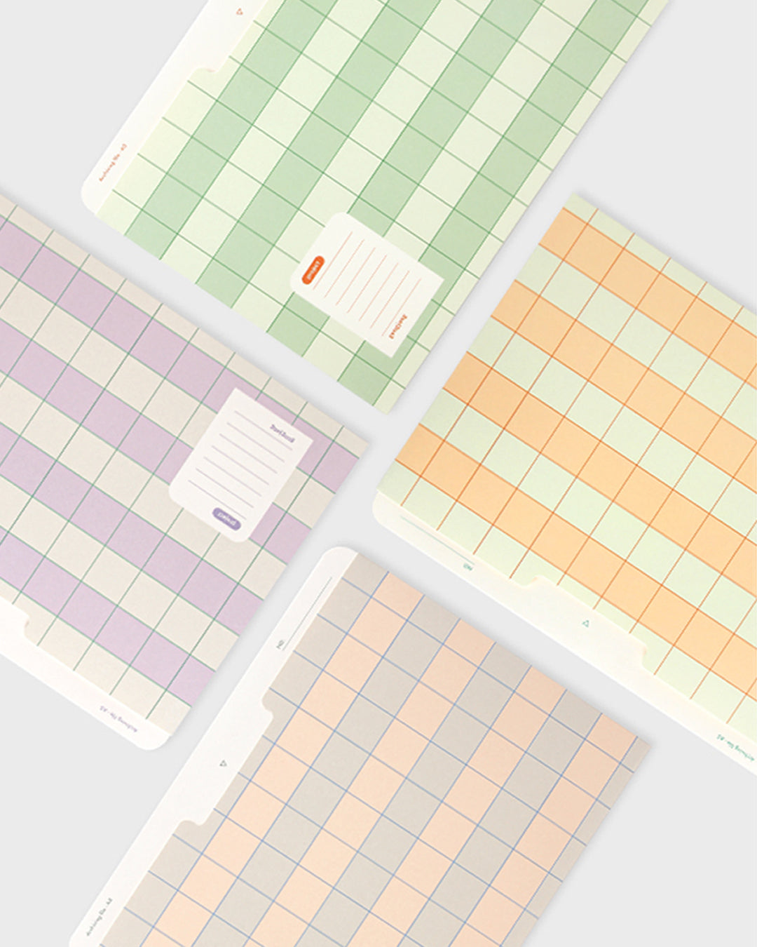 A5 紙製ファイル グリッド(A5 Archiving file grid)