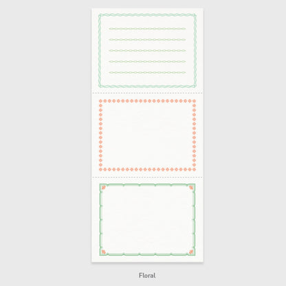 切り離しできるメモパッド ネイチャー (Nature memo pad)