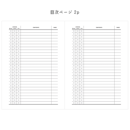 Potential A5サイズ プロジェクトノート