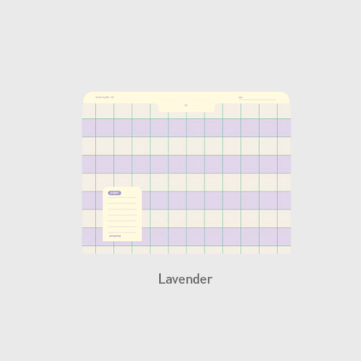 A5 紙製ファイル グリッド(A5 Archiving file grid)