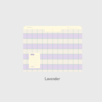 A5 紙製ファイル グリッド(A5 Archiving file grid)