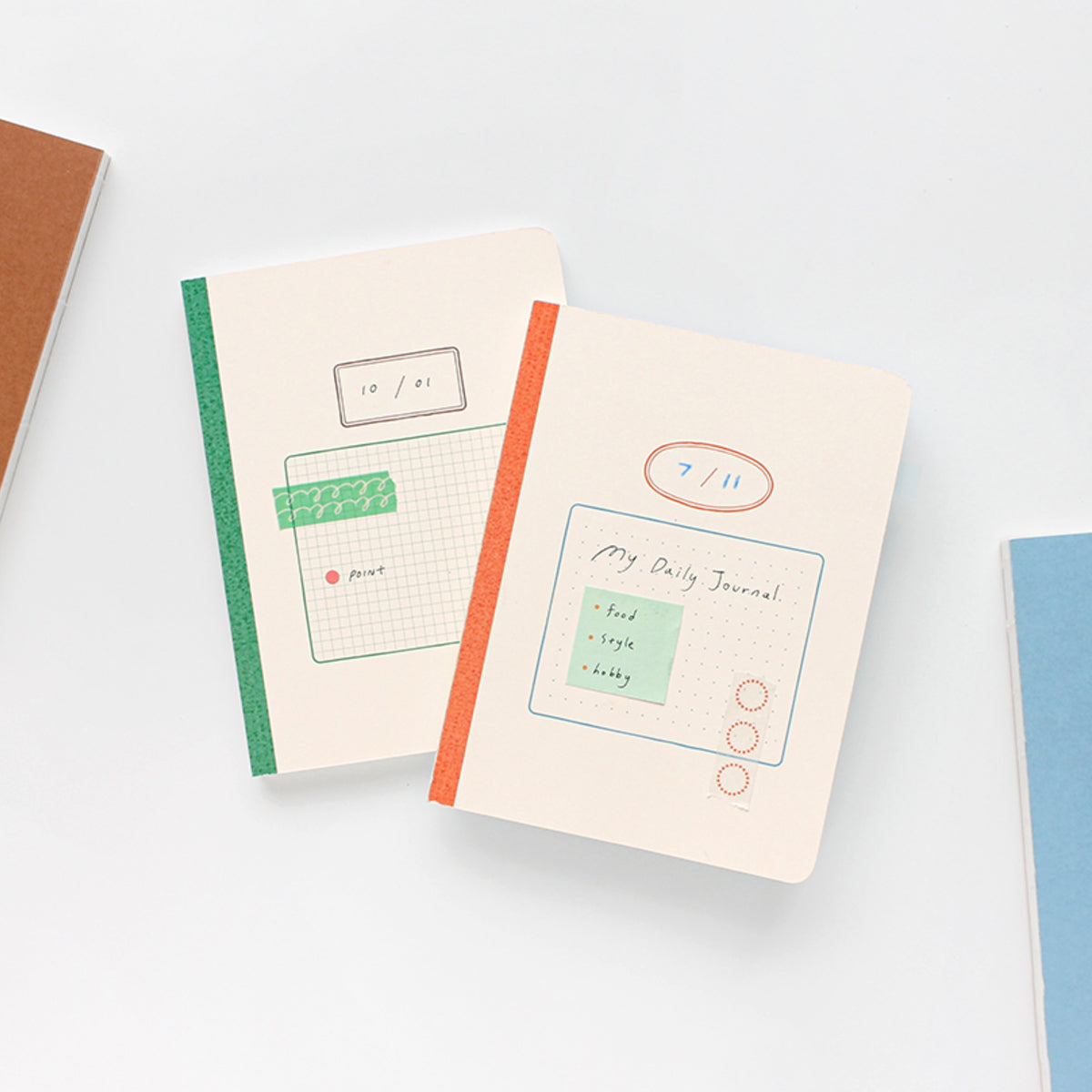 Sサイズ 日々の記録ノート (Daily index notebook S)