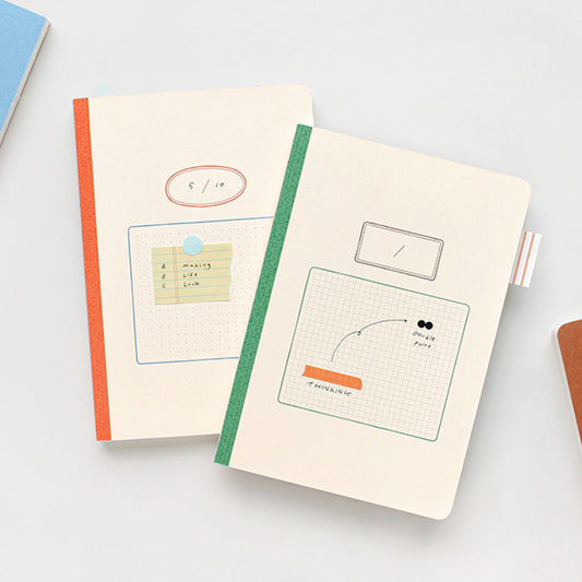 Mサイズ 日々の記録ノート (Daily index notebook M)