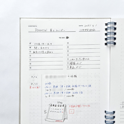 Potential A5サイズ プロジェクトノート