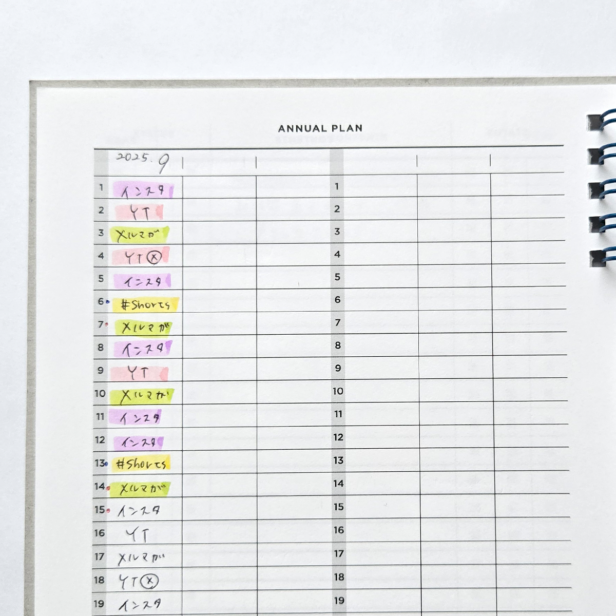 Potential A5サイズ プロジェクトノート