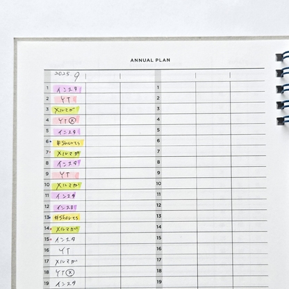 Potential A5サイズ プロジェクトノート