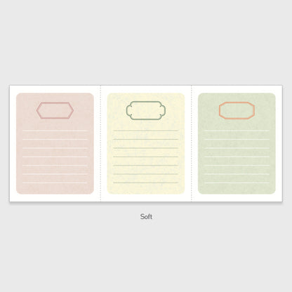 切り離しできるメモパッド インデックス(Index memo pad)