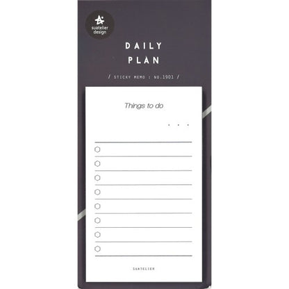 Plan Deco Daily Plan Things to do