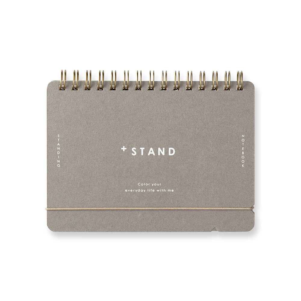 [A6 size/A5 size] Plus stand standing notebook cross ruled