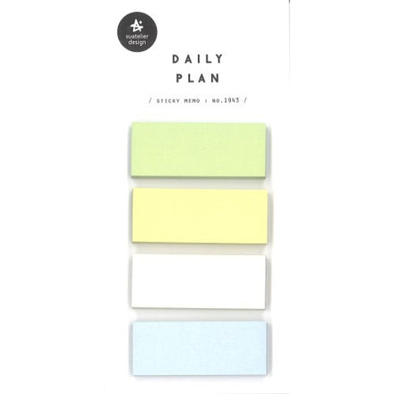 (在庫限り)Plan Deco Daily Plan(4色長方形タイプ)