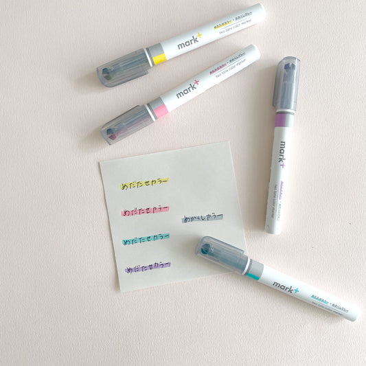 [Color x Gray] 2 Tone Marktas Highlighter Pen